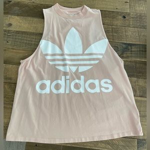 Blush Adidas Tank. Size : L